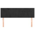 Headboards 2 pcs Black 72x5x78/88 cm Velvet