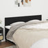 Headboards 2 pcs Black 100x5x78/88 cm Fabric