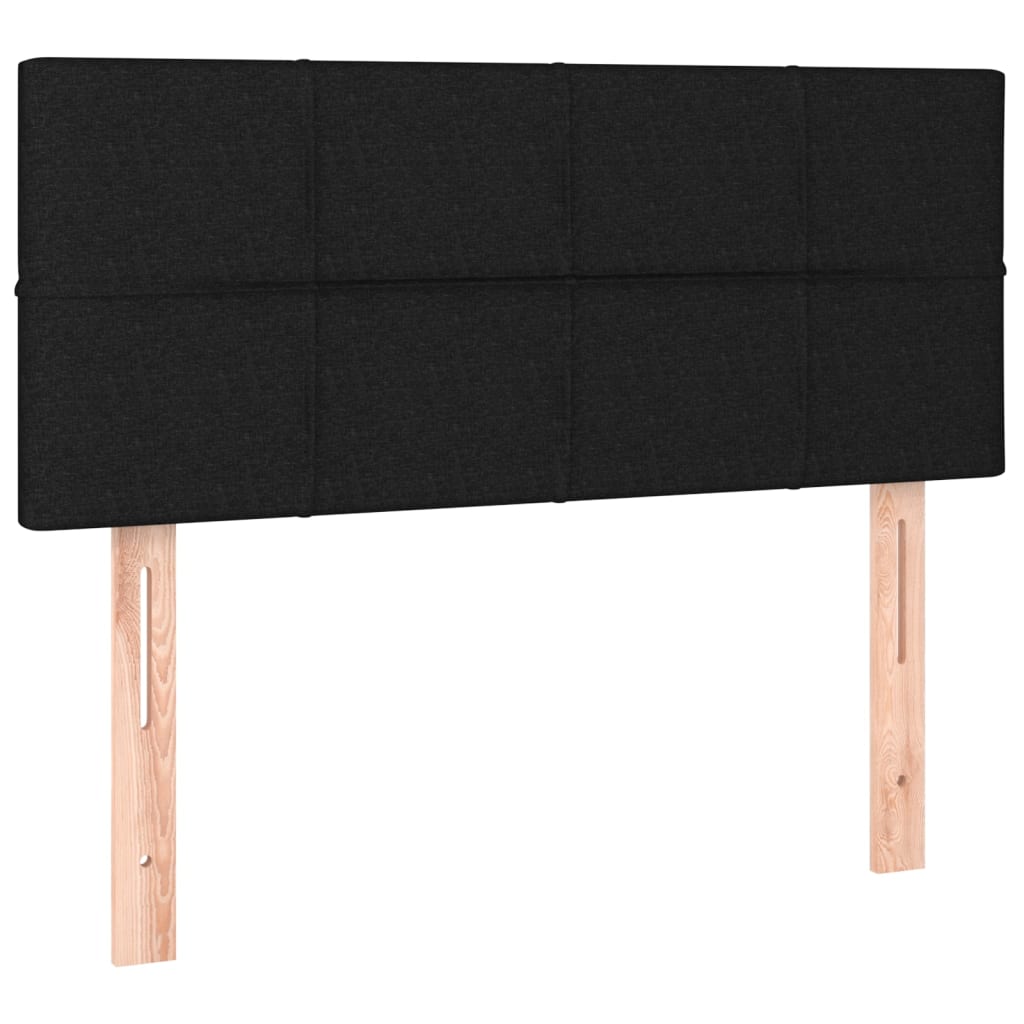 Headboard Black 100x5x78/88 cm Fabric