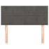 Headboard Dark Grey 100x5x78/88 cm Velvet