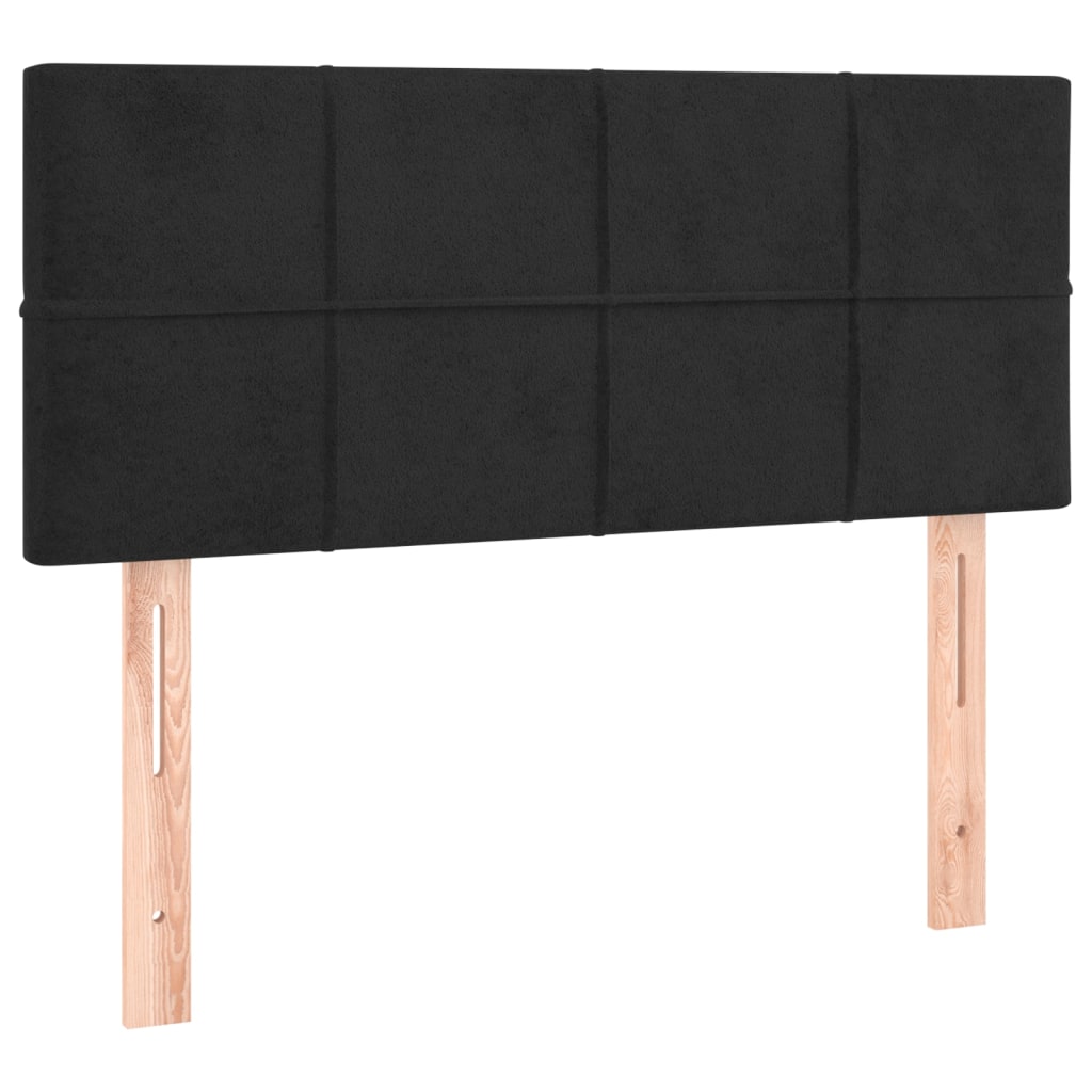 Headboard Black 100x5x78/88 cm Velvet