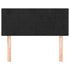 Headboard Black 100x5x78/88 cm Velvet