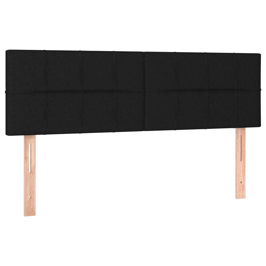 Headboards 2 pcs Black 72 cm Fabric