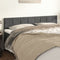 Headboards 2 pcs Dark Grey 80x5x78/88 cm Velvet