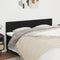 Headboards 2 pcs Black 100x5x78/88 cm Fabric