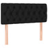 Headboard Black 100 cm Fabric