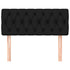 Headboard Black 100 cm Fabric