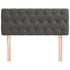 Headboard Dark Grey 100 cm Velvet