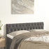 Headboards 2 pcs Dark Grey 72 cm Velvet