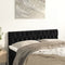 Headboards 2 pcs Black 72 cm Velvet