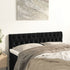 Headboards 2 pcs Black 72 cm Velvet