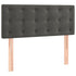 Headboard Dark Grey 100 cm Velvet