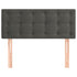 Headboard Dark Grey 100 cm Velvet