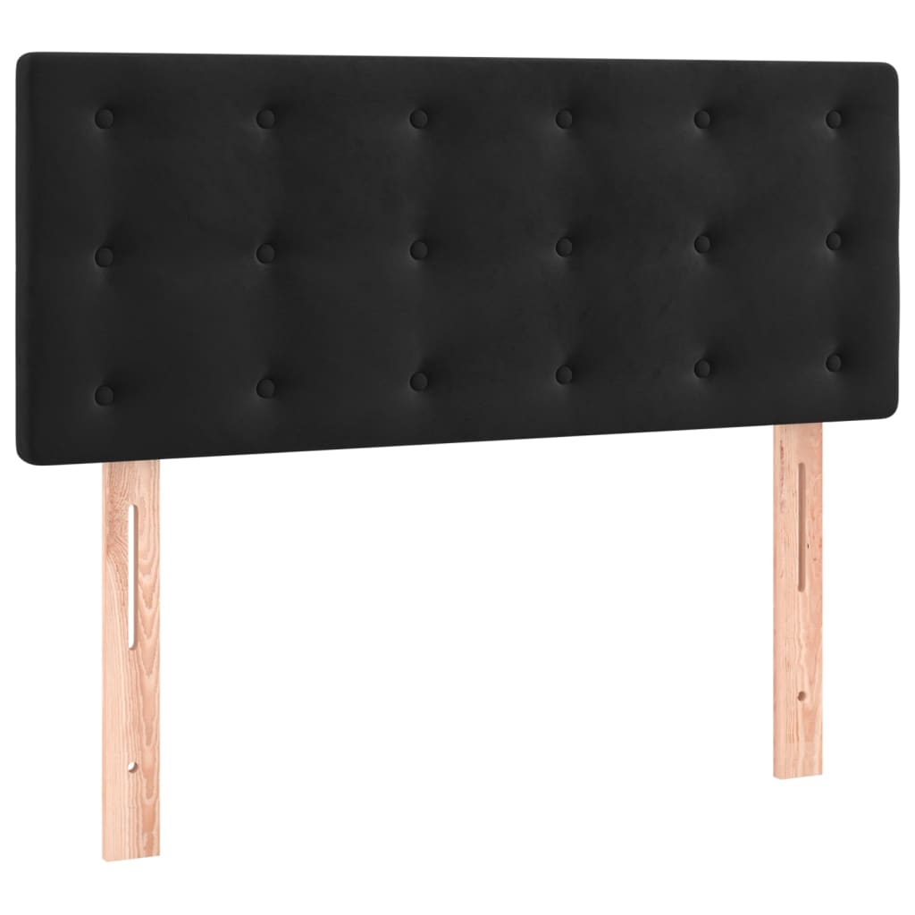 Headboard Black 100 cm Velvet