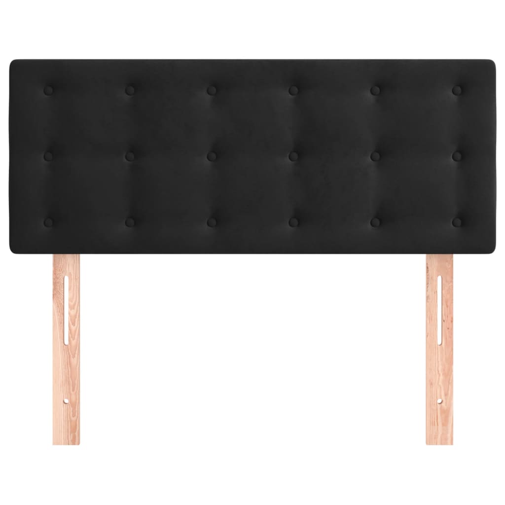 Headboard Black 100 cm Velvet