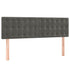 Headboards 2 pcs Dark Grey 72 cm Velvet