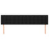 Headboards 2 pcs Black 80 cm Fabric