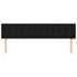 Headboards 2 pcs Black 100x5x78/88 cm Fabric