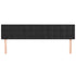 Headboards 2 pcs Black 100x5x78/88 cm Velvet