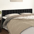 Headboards 2 pcs Black 100x5x78/88 cm Velvet