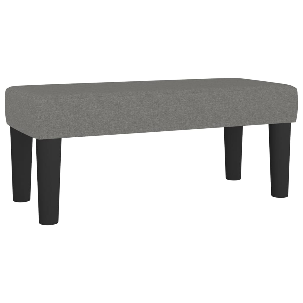 Bench Dark Grey 70x30x30 cm Fabric