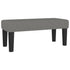 Bench Dark Grey 70x30x30 cm Fabric