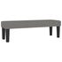 Bench Dark Grey 100x30x30 cm Fabric