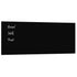 Wall-mounted Magnetic Board Black 100x40 cm Tempered Glass