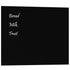 Wall-mounted Magnetic Board Black 50x40 cm Tempered Glass