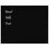 Wall-mounted Magnetic Board Black 50x40 cm Tempered Glass