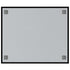 Wall-mounted Magnetic Board Black 60x50 cm Tempered Glass