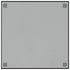 Wall-mounted Magnetic Board Black 60x60 cm Tempered Glass