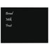 Wall-mounted Magnetic Board Black 80x60 cm Tempered Glass