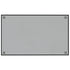 Wall-mounted Magnetic Board Black 100x60 cm Tempered Glass