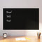 Wall-mounted Magnetic Board Black 100x60 cm Tempered Glass