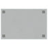 Wall-mounted Magnetic Board White 60x40 cm Tempered Glass