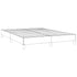 Bed Frame without Mattress Black 137x187 cm Double Faux Leather