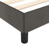 Bed Frame without Mattress Dark Grey 137x187 cm Double Velvet