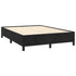 Bed Frame without Mattress Black 137x187 cm Double Velvet