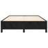 Bed Frame without Mattress Black 137x187 cm Double Velvet