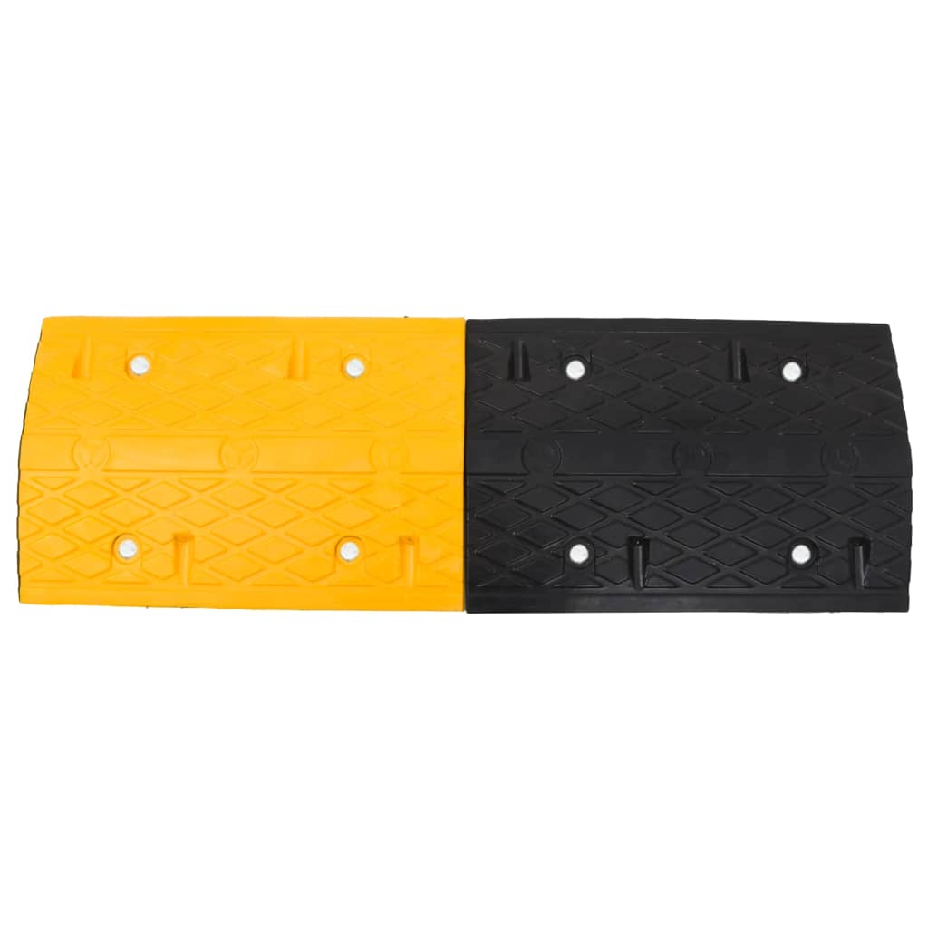 Speed Hump Yellow&Black 97x32.5x4 cm Rubber