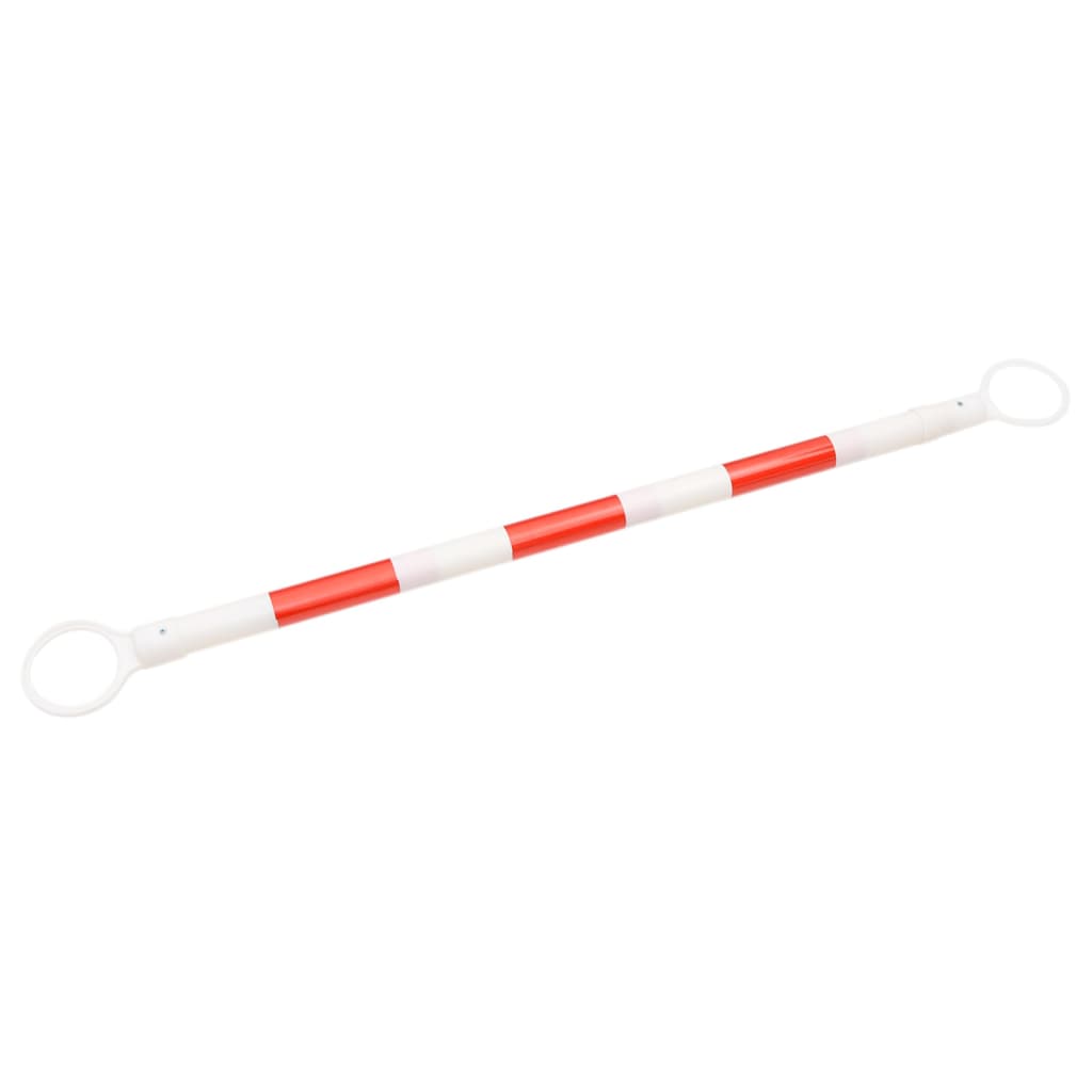 Retractable Traffic Cone Bars 10 pcs ABS 116-197 cm