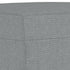 Footstool Light Grey 60x50x41 cm Fabric