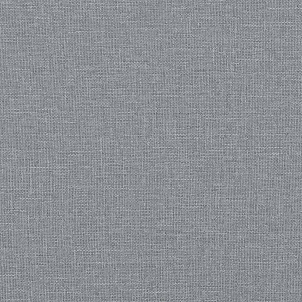 Footstool Light Grey 60x50x41 cm Fabric