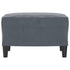 Footstool Dark Grey 60x50x41 cm Velvet