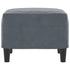 Footstool Dark Grey 60x50x41 cm Velvet