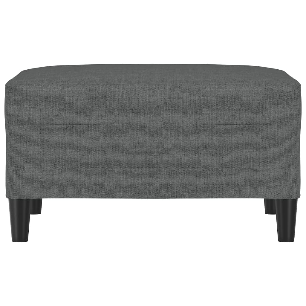 Footstool Dark Grey 70x55x41 cm Fabric