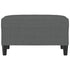 Footstool Dark Grey 70x55x41 cm Fabric