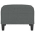 Footstool Dark Grey 70x55x41 cm Fabric