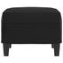 Footstool Black 60x50x41 cm Faux Leather